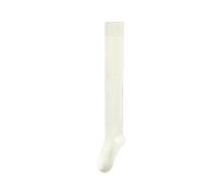 Joyxien Ginocchiere dimagranti lunghe da donna, calze antiscivolo, bianco, Taglia unica