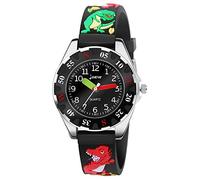 JOYYI Children's 3D Cartoon Orologio da Polso al Quarzo in Silicone (Nero)