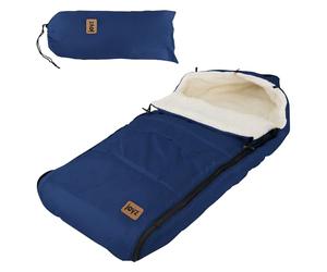 Joyz Copripiedi per Passeggino Poliestere 94 x 48 x 10 cm Blu Universale Resistente alle Intemperie Punti Antiscivolo Coprigambe Invernale per Seggiolino Bimbo Sacco Nanna Neonato Imbottito