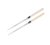 Joyzan Bacchette Per Sushi, Bacchetta Giapponesi Acciaio Inossidabile 1 Paia Di Bacchette Antiscivolo Con Manico Legno Lavabili Lavastoviglie Riutilizzabili Utensili Tagliatelle Chef Accessorio Cucina