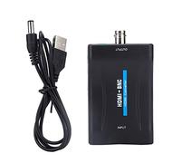Joyzan Convertitore da BNC a HDMI, CVBS PAL NTSC 720P 1080P Video Adattatore da Coassiale Ottico Digitale a HDMI Adattatore Digitale da BNC a HDMI a Convertitore Audio per TV