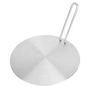 Joyzan Diffusore di Calore per Fornello a Induzione, Disco Convertitore Piastra Cottura Induzione Diffusione in Acciaio Inox Adattatore Elettrico Gas con Manico Separabili Accessori Cucine(24cm)