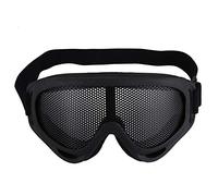 Joyzan Occhiali Sportivi in Rete, Tattici Soft Air Sicurezza Resistenti agli Urti tiro Giochi Guerra Rete Metallica Basso Profilo Tactical Military Occhialini da Metallo per di Paintball CS