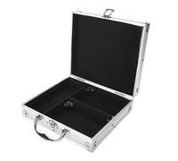 Joyzan Piccola Valigetta in Alluminio, Scatola Porta Tatuaggi Macchine Custodia Macchina Cassetta Attrezzi Vuota Alluminio Universale Strumenti Misura Rigida Multifunzionale Strument Trucco Gioielli