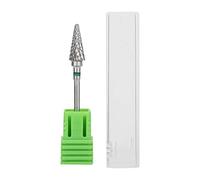 Joyzan Punte Fresa Unghie, Nail Drill Bit Manicure in Acciaio al Tungsteno Lucidare la Testa di Smerigliatura del Strumento Rimozione Gel Semipermanente Cuticola con Scatola per Pedicure Domestico