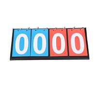 Joyzan Tabellone Segnapunti, Contatore Punteggio Sportivo 2 3 4 Cifre Portatile Flip Competizioni Sportive Scoreboard da Tavolo Capovolgi per Ping Pong Basket Badminton Tennistavolo Pallavolo Calcio