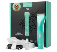 JOYZZE Hornet - Mini tagliacapelli compatto e portatile per toelettatura, a basso rumore, ricaricabile, senza fili, colore foglia di tè