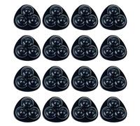 JOZMMZEOOA 16 Pezzi Mini Ruote Autoadesive,Ruote Rotazione 360 Gradi Mobili Rotelle Adesive Mobili Silenzioso Ruote Girevoli,per Pattumiera Degli Utensili Cucina Pattumiera (Nylon Nero)