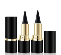 JOZMMZEOOA 2 Pezzi Matte Quick-Dry Eyeliner Nero Gel Trucco Pen Eyeliner Asciugatura Rapida Matita Occhi Resistente All'Acqua Durata Crea un Look Occhi Trucco Penna non Macchia Make Up