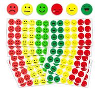JOZMMZEOOA Stickers Bambini Scuola,2400 Pezzi Smile Adesivi Premio per Bambini Bollini Adesivi Colorati Rotolo di Adesivi per Insegnanti Adesivi Ricompensa per Adesivi Premio per Bambini