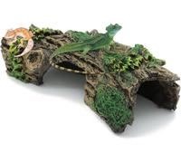JOZMMZEOOA Tronchi Legno Decorativi 14 x 6 x 5,5 cm Resina Legni Grotta Decorazioni Acquario Acqua Dolce Simulare Il Tronco D'Albero,per Acquari Piccoli Medi Nascondiglio Rettili Habitat Pesci Betta