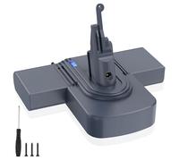 JOZZVE V8 - Batteria di ricambio per Dyson, 21,6 V Li-Ion, compatibile con Dyson SV10 V8 Animal Motorhead Fluffy Absolute Carbon Fiber Aspirapolvere a mano con cacciavite + 3 viti