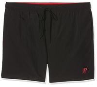 JP 1880 Badeshort 1/2 Uni Pantaloncini da Mare, Nero (70253210), 5XL Uomo