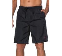 JP 1880 Badeshorts, Beachwear, Elastikbund Costume a Pantaloncino, Nero, XXXXL Uomo