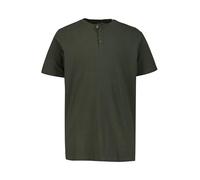 JP 1880 Basic-Henley Maglietta 1/2, Dunkel Oliv, 4XL Uomo