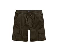 JP 1880 Bermuda Cargo dal Look Vintage con Cintura Elastica, Coulisse e Tasche Cargo, Disponibili Oliva Scuro 5XL 825111120-5XL