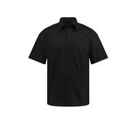 JP 1880 Camicia a Mezza Manica, Colletto Vario 1/1, Nero, XXXXL Uomo