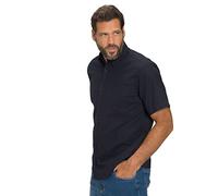 JP 1880 Camicia di Lino, 1/2, MF, BD, Blu Marino Scuro, 6X-Large Uomo