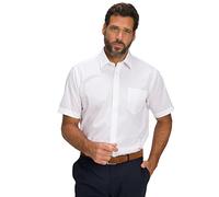 JP 1880 Camicia, Non necessita di Stiratura 1/2, Bianco Neve, XXXXL Uomo