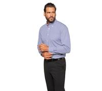JP 1880 Camicia Vichy Easycare 1/1, Blu, 6XL Uomo