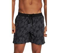 JP 1880 Costume da Bagno con Stampa Allover Pantaloncini, Nero, XXXXXXXL Uomo
