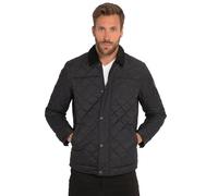 JP 1880 Felpa Trapuntata con Colletto a Coste Giacca, Nero, 6XL Uomo
