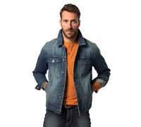 JP 1880 Giacca di Jeans, Blu Denim, 7X-Large Uomo