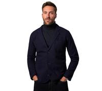 JP 1880 Giacca di Maglia JP1880 con Lana e Revers, Fino alla tg. 7XL Blu Scuro 4XL 829386130-4XL