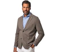 JP 1880 Giacca in Felpa fiammata con Revers e Tasche Applicate Marrone Grigio 7XL 820825346-7XL