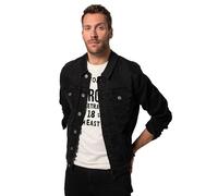 JP 1880 Giacca JP1880 in Jeans con abbottonatura e Quattro Tasche, Fino alla tg. 8XL Nero 8XL 836791100-8XL