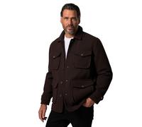JP 1880 Giacca sahariana con Effetto Lana Marrone Scuro L 831628117-L
