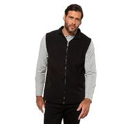 JP 1880 Gilet in Pile da Uomo, Taglie Forti, Nero (Nero 72330510), XXXXXL