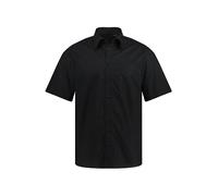 JP 1880 Halbarm-Hemd, Variokragen, Camicia 1/1 Uomo, Schwarz,