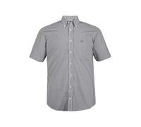 JP 1880 Halbarm-Hemd, Vichykaro, Camicia 1/1 Uomo, Schwarz,