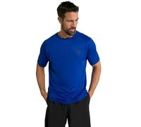 JP 1880 Jay-pi Flexnamic-Maglietta Tecnica a Mezza Manica Quickdry T-Shirt, Blu Luxe, 4XL Plus Uomo