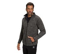 JP 1880 Jay-PI Uomo Giacca in Pile Grigio mélange 4XL