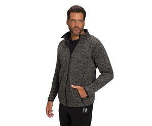 JP 1880 Jay-PI Uomo Giacca in Pile Grigio mélange 4XL