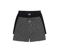 JP 1880 Jp1880 Boxershorts, Oeko-Tex, 2er-Pack, Unterhose, bis 7XL Mutande, Nero, L Uomo