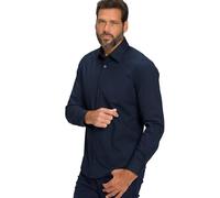JP 1880 Jp1880 Hemd, Flexnamic, Kentkragen, Modern Basic Fit, bis 7 XL Camicia, Blu Navy, 7XL Uomo
