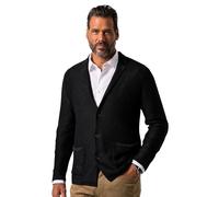 JP 1880 Jp1880 Stricksakko Flexnamic, Vintage Look, bis 8 XL Cardigan, Nero, Uomo