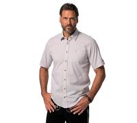 JP 1880 Karohemd Camicia 1/1, Ghiaia, 8XL Uomo