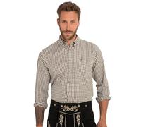 JP 1880 Camicia a quadri 1/1 Verde oliva scuro 8XL Uomo