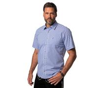 JP 1880 Karohemd Tracht, 1/2, Kent, MF-Große Größen Camicia 1/1, Helles Blau, X-Large Uomo