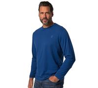 JP 1880 Langarmshirt, Basic, bis 8 XL T-Shirt, Blu Oltremare, 3XL Uomo