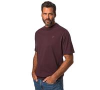 JP 1880 Maglia Basic con Taglio Speciale per l'addome e Mezze Maniche Melanzana 6XL 712616110-6XL