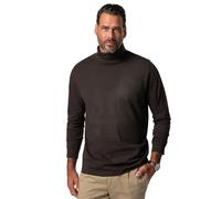 JP 1880 Maglia Basic JP1880 di Jersey con Maniche Lunghe e Collo da risvoltare, Fino alla tg. 7XL Notte Nera 6XL 723303138-6XL