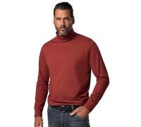 JP 1880 Maglia Basic JP1880 di Jersey con Maniche Lunghe e Collo da risvoltare, Fino alla tg. 7XL Terra XL 723303346-XL