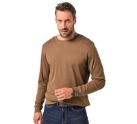 JP 1880 Maglia JP Aware con Maniche Lunghe e Cotone Biologico con Certificazione GOTS, Fino alla tg. 8XL Legno Marrone XL 842831341-XL