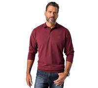 JP 1880 Maglia Polo Basic JP1880 in piqué con Taglio Speciale per l'addome e Maniche Lunghe, dalla tg. XXL alla tg. 8XL Melanzana 7XL 827115350-7XL