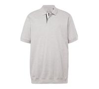JP 1880 Maglia Polo in piqué con Taglio Speciale per l'addome e Mezze Maniche, Disponibile Fino alla tg. 8XL Grigio mélange 6XL 825344123-6XL
